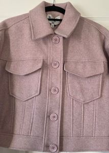 NA-KD Pink Cropped Jacket