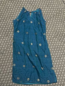 Beautiful Teal Brocade kurti
