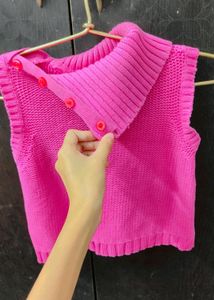 Rose Pink Girl Kid Sweater