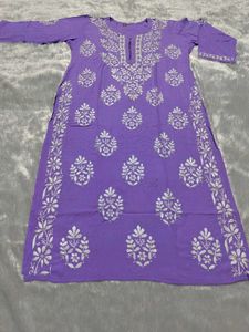 Pure Lukhnowi Kurti For Women
