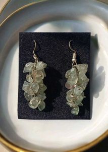 Green Aventurine Crystals Earrings