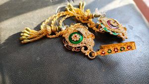 Kamarband / Saree Pin with Beaded Chains