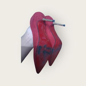 Red Suede Heels (Taiwan)