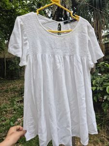 White summer top