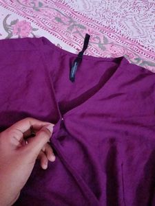 Purple Wrap Dress