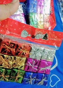 Gift Boxes Mini Tree Ornaments Candy Box Christmas