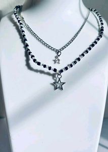 Edgy Layered Star Necklaces