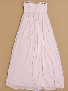 H&amp;M Elegant Pink Strapless Maxi Dress