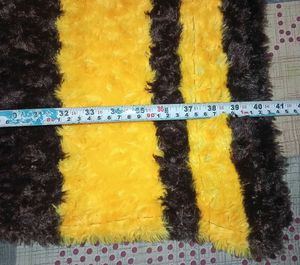 Black &amp; Yellow Warm Fuzzy Kurta Set