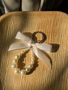 Pearl Ribbon Keychain🕊️