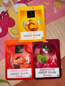 Brand new Good vibes sheet mask