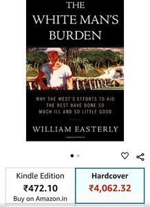 The WHITE MAN'S BURDEN BOOK
