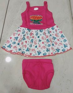 0-6month Baby Girl Frock Set .rs 120 Each.