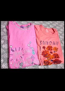 Pink Sunday Graphic T-Shirt