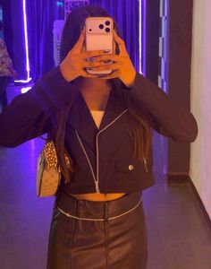 H&amp;M Faux Leather Mini Skirt