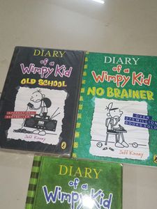Dairy Of A Wimpy Kid 3 Books set