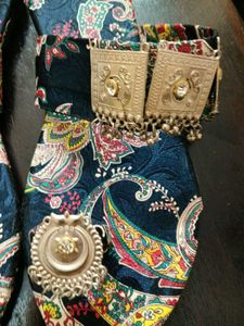 Boho Ethnic Sandals with Anklets