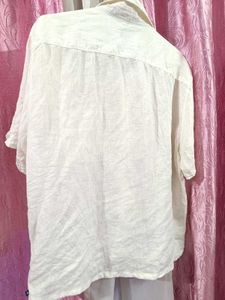 Men's White Short Sleeve Shirt