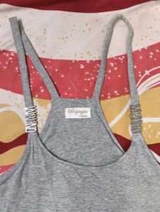Grey Pinafore Dress - Casual &amp; Chic😻