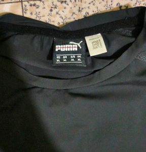 Men's Puma Black Graphic T-Shirt