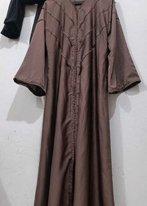 Brown Abaya-Style Gown