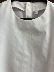 White Boxy Top