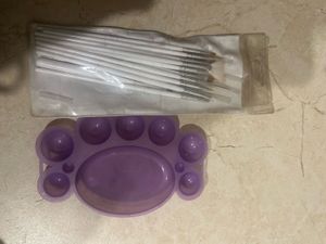 Fine Detail Paint Brush Set and tray for prof.