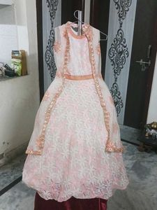 *BUY 1 GET One * Girls Flared Long Dres