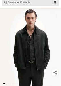Men's Black Suede Jacket