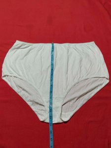 White High-Waisted Brief Panty