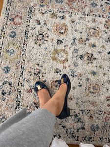 Salvatore Ferragaom Navy Blue Patent Heels