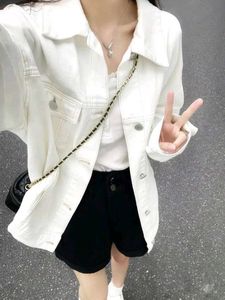 Classic White Denim Jacket