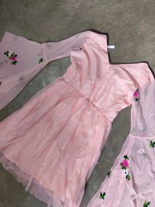Beautiful pink dreamy mini dress