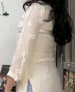 y2k Off-White Chikankari Kurta