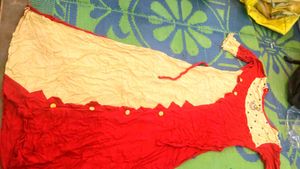 Red &amp; Cream Designer Long Kurti for Women | Elegan