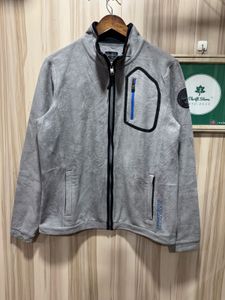 Napapijri Blouson Grey Zipup Warm Fleece