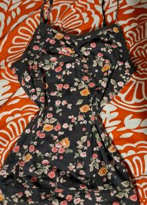 whimsical floral lace cami top