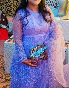 Lavender Embellished Gown