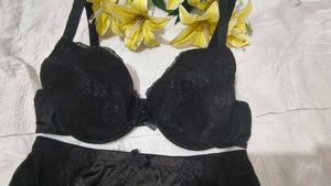Very Beautiful Net Sexy Bra With Brief