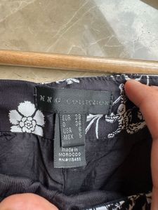 Mango Black Knee Length Skirt