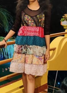 mesh beach dress