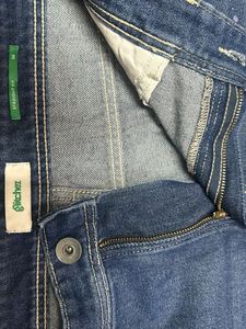 Distressed Blue Denim Jeans