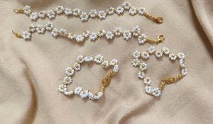 Beaded Flower Bracelets