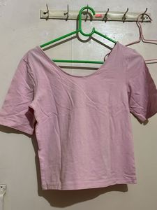 H&amp;M Pink Cropped Top- 10%off just for today