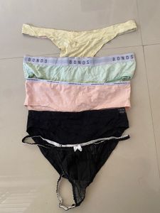 Lot of 5 Women's Briefs