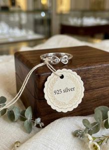 Elegant 925 Silver Heart Ring