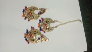 Earrings and Tikka Set