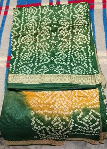Brand New Bandhani Saree - Traditional Elegance
