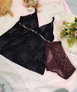 Women's Floral Cami Top with brief 👍