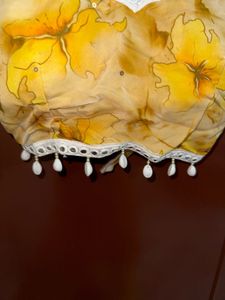 Yellow Organza Festive Lehanga